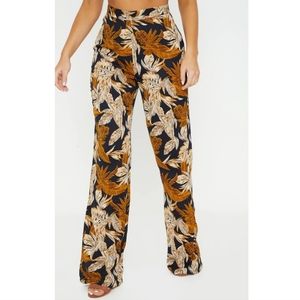 Pretty Little Thing Black Flare Pants